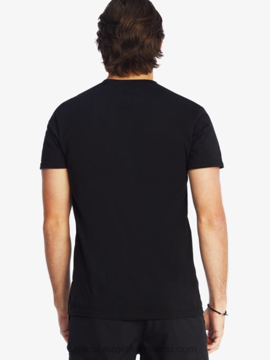 Men Quiksilver Comp Logo T-Shirt N02TD1383 black