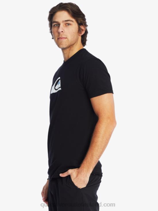 Men Quiksilver Comp Logo T-Shirt N02TD1383 black
