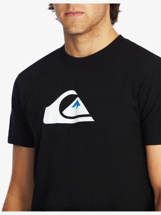 Men Quiksilver Comp Logo T-Shirt N02TD1383 black