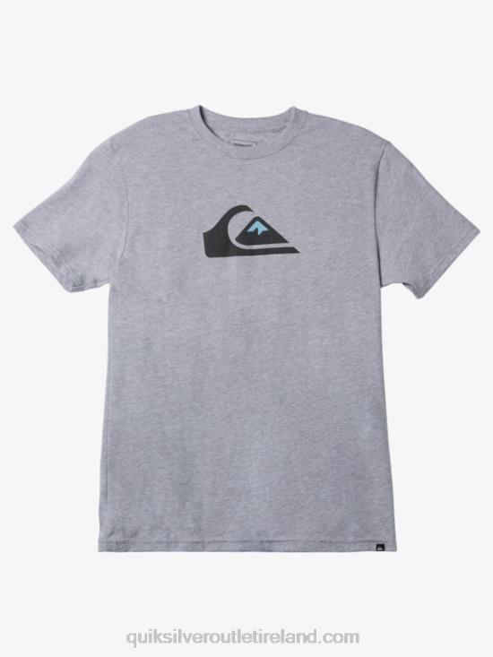 Men Quiksilver Comp Logo T-shirt N02TD191 athletic heather