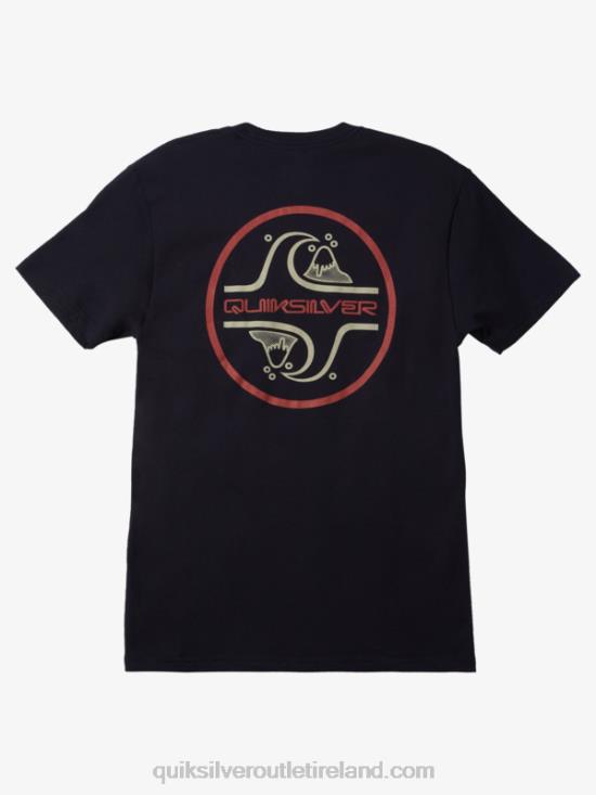 Men Quiksilver Core Bubble T-shirt N02TD1025 navy blazer