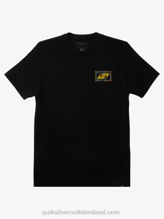 Men Quiksilver Echoed Beat T-Shirt N02TD720 black