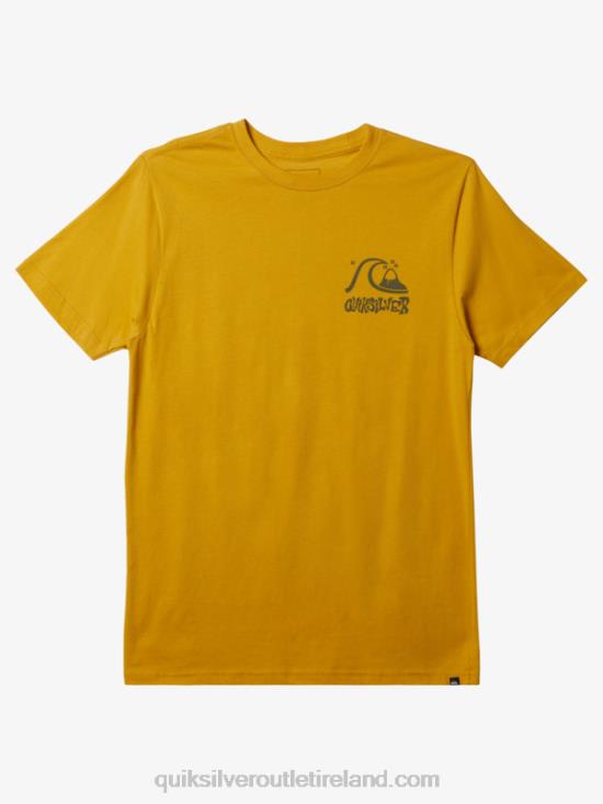 Men Quiksilver Escape Route T-Shirt N02TD119 yolk yellow