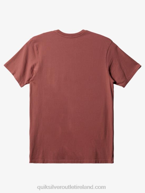 Men Quiksilver Everyday Pocket T-Shirt N02TD892 marsala
