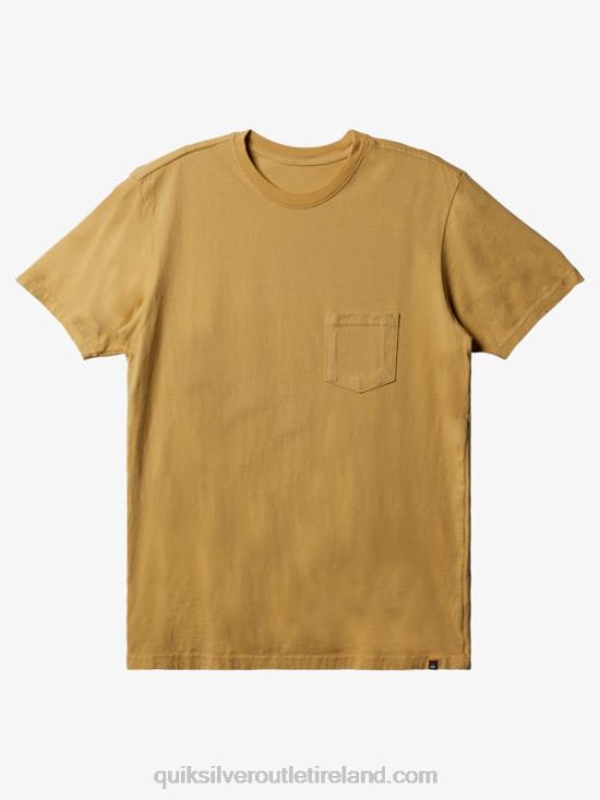 Men Quiksilver Everyday Pocket T-Shirt N02TD895 ochre
