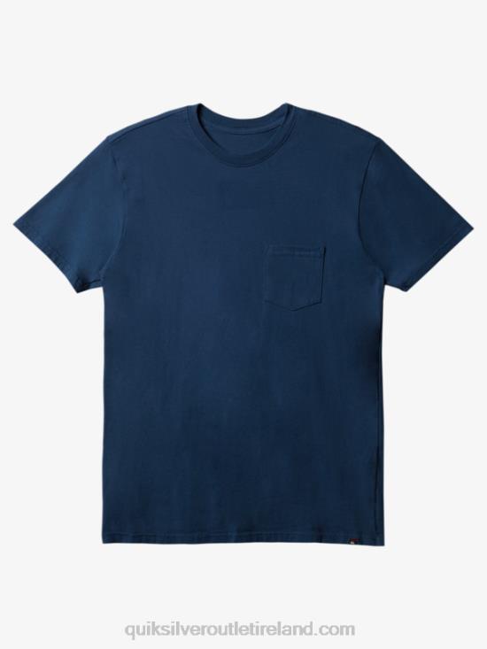 Men Quiksilver Everyday Pocket T-Shirt N02TD898 midnight navy