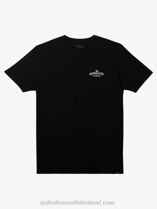 Men Quiksilver Florida Coast To Coast T-Shirt N02TD235 black