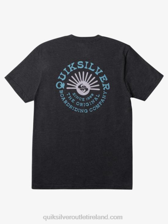 Men Quiksilver Flow Mod T-Shirt N02TD272 charcoal heather
