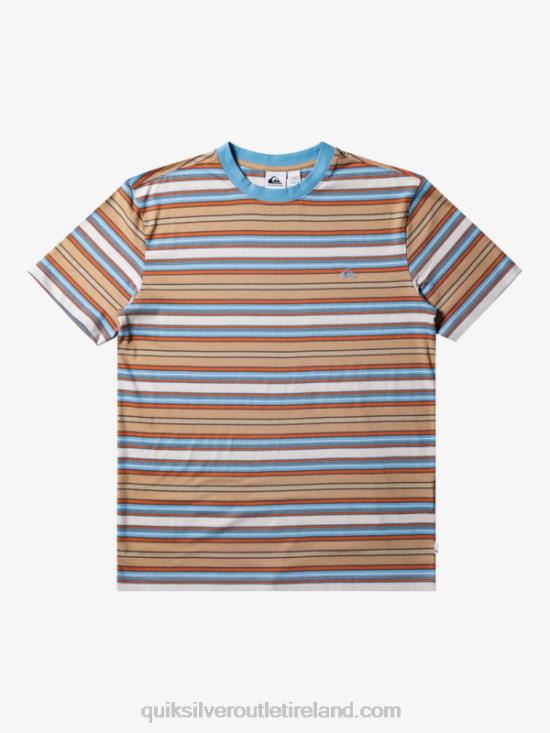 Men Quiksilver Geller Stripe T-Shirt N02TD631 geller taos stripe