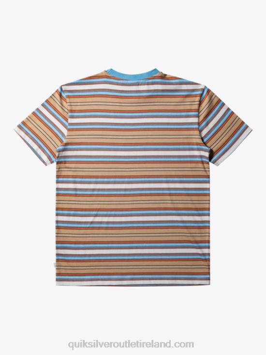 Men Quiksilver Geller Stripe T-Shirt N02TD631 geller taos stripe