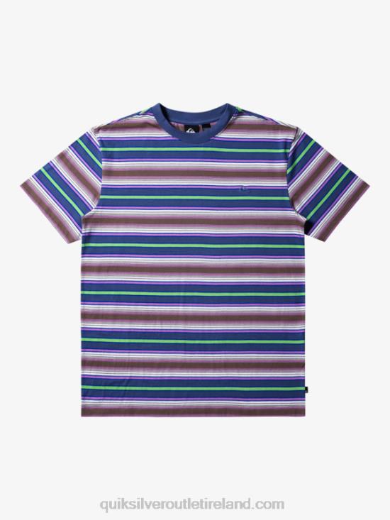 Men Quiksilver Geller Stripe T-Shirt N02TD632 geller bering stripe
