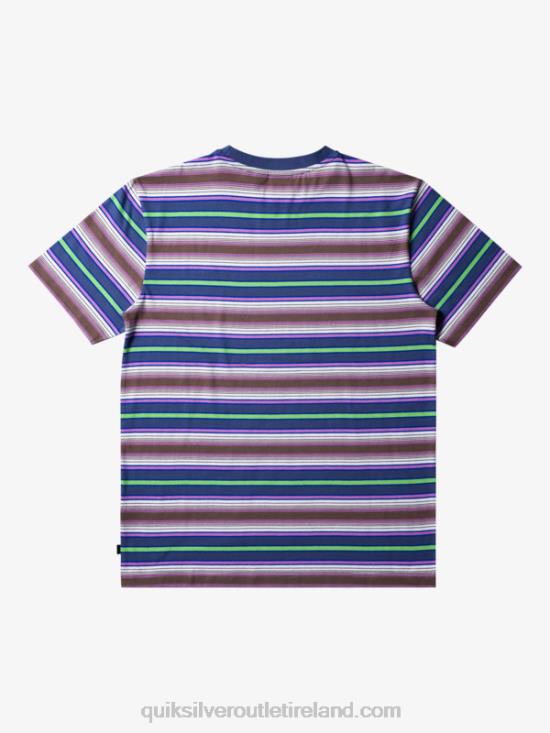 Men Quiksilver Geller Stripe T-Shirt N02TD632 geller bering stripe