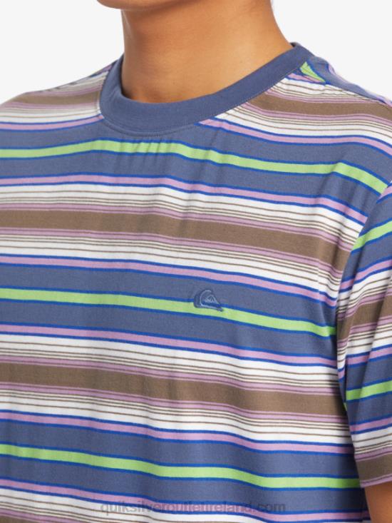 Men Quiksilver Geller Stripe T-Shirt N02TD632 geller bering stripe