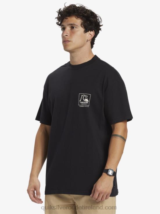 Men Quiksilver Gregg Kaplan Blank Canvas T-Shirt N02TD1374 black