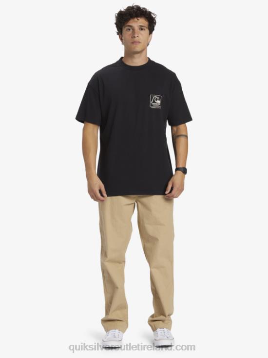 Men Quiksilver Gregg Kaplan Blank Canvas T-Shirt N02TD1374 black