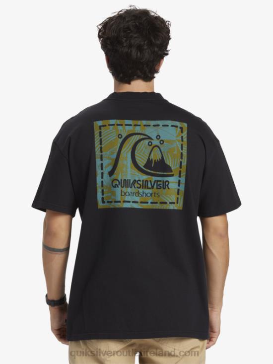 Men Quiksilver Gregg Kaplan Blank Canvas T-Shirt N02TD1374 black