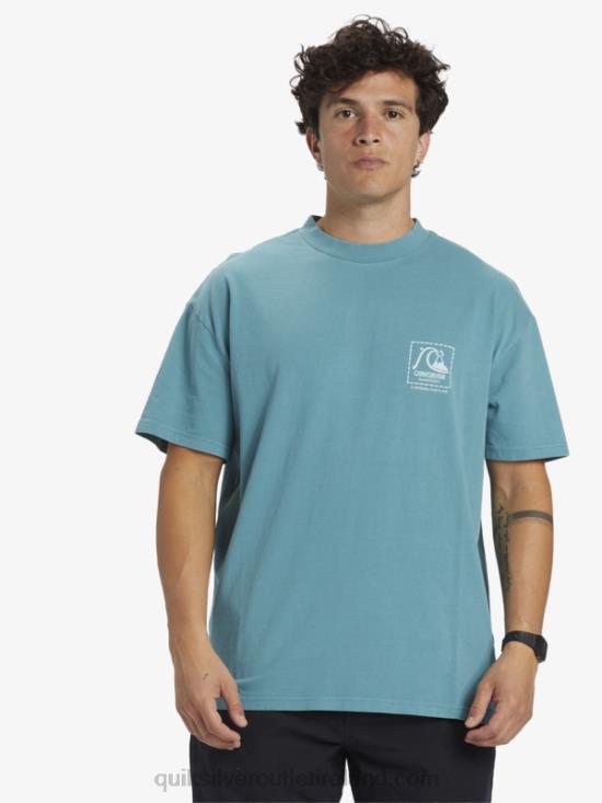 Men Quiksilver Gregg Kaplan Blank Canvas T-Shirt N02TD1375 brittany blue