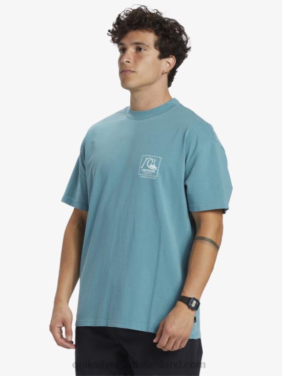 Men Quiksilver Gregg Kaplan Blank Canvas T-Shirt N02TD1375 brittany blue