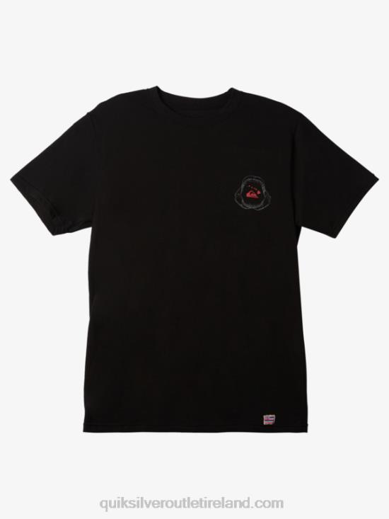Men Quiksilver Hawaii Big Bite T-shirt N02TD1421 black