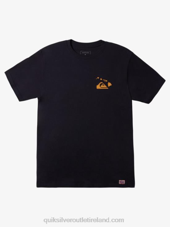 Men Quiksilver Hawaii Double Fish Hook T-shirt N02TD1112 navy blazer