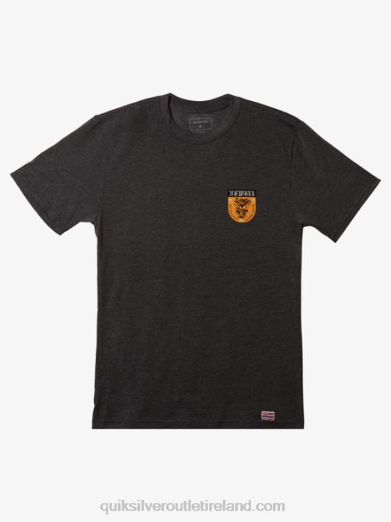 Men Quiksilver Hawaii Ikaika Shield T-shirt N02TD1006 charcoal heather