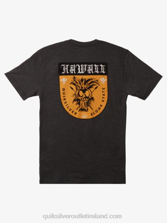 Men Quiksilver Hawaii Ikaika Shield T-shirt N02TD1006 charcoal heather