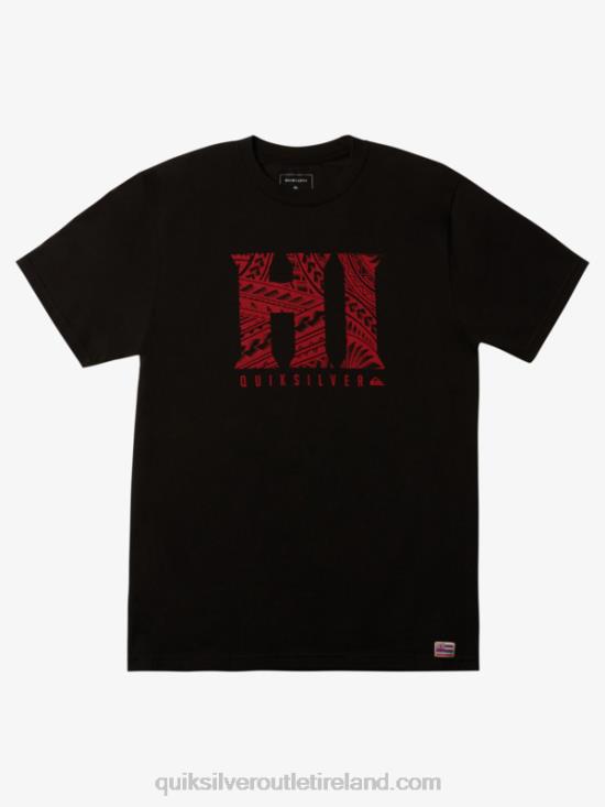 Men Quiksilver Hawaii Islander T-shirt N02TD1103 black