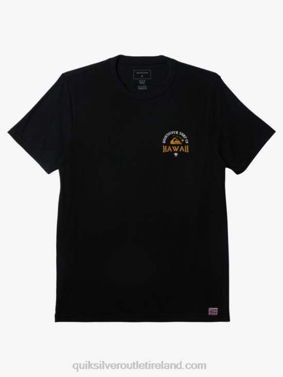 Men Quiksilver Hawaii Rooster Royal T-Shirt N02TD672 black