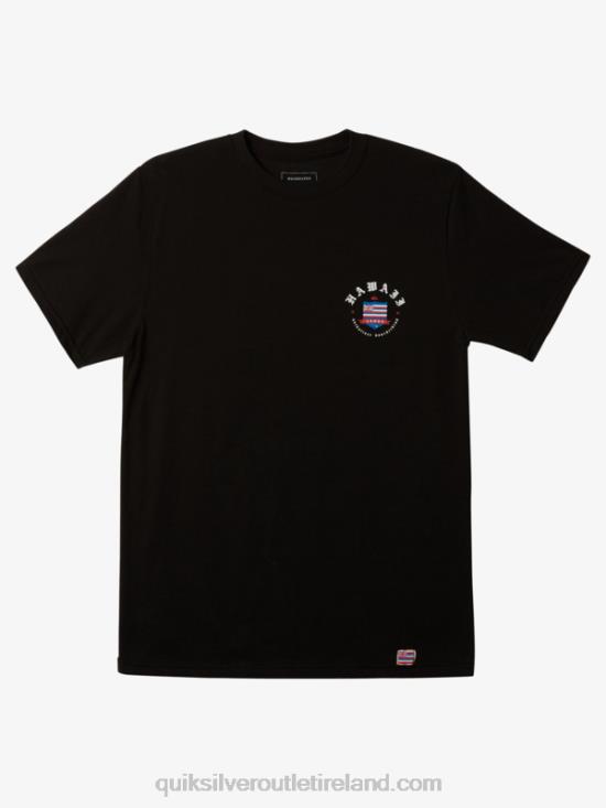 Men Quiksilver Hawaii Royalty T-shirt N02TD998 black