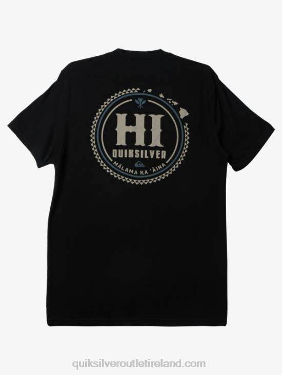 Men Quiksilver Hawaii Survivor T-Shirt N02TD116 black