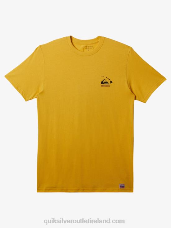 Men Quiksilver Hawaii Survivor T-Shirt N02TD117 yolk yellow