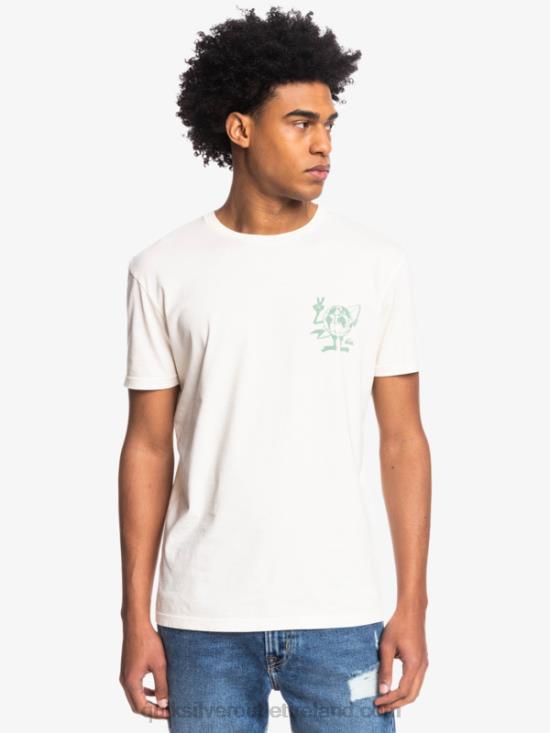 Men Quiksilver Hidden Message T-Shirt N02TD1762 birch