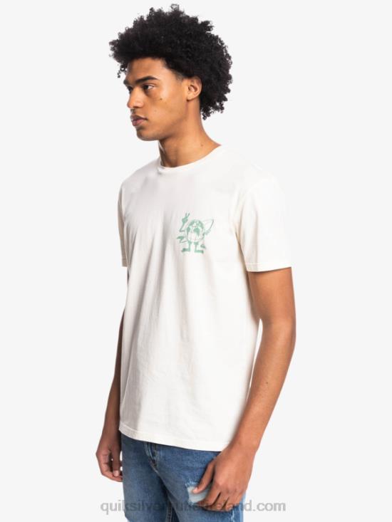 Men Quiksilver Hidden Message T-Shirt N02TD1762 birch