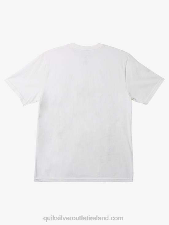 Men Quiksilver In Shapes T-shirt N02TD1235 white