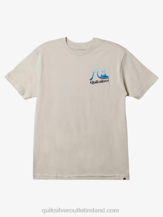 Men Quiksilver Island Time T-Shirt N02TD1626 birch