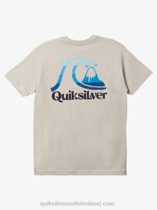 Men Quiksilver Island Time T-Shirt N02TD1626 birch