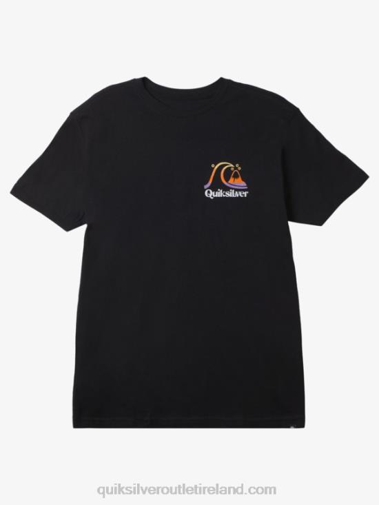 Men Quiksilver Island Time T-Shirt N02TD1627 black