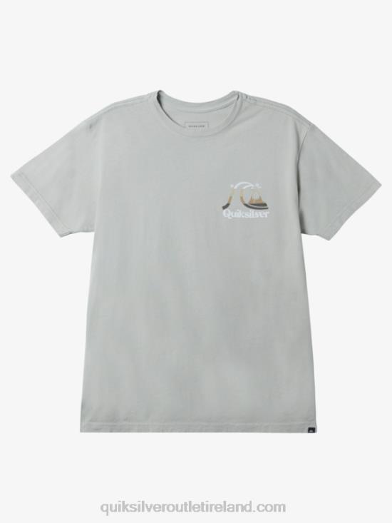 Men Quiksilver Island Time T-Shirt N02TD1628 desert sage