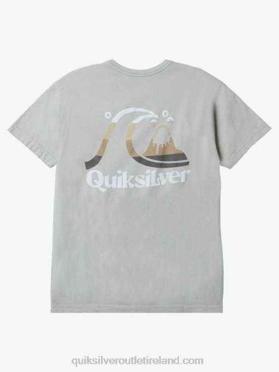 Men Quiksilver Island Time T-Shirt N02TD1628 desert sage