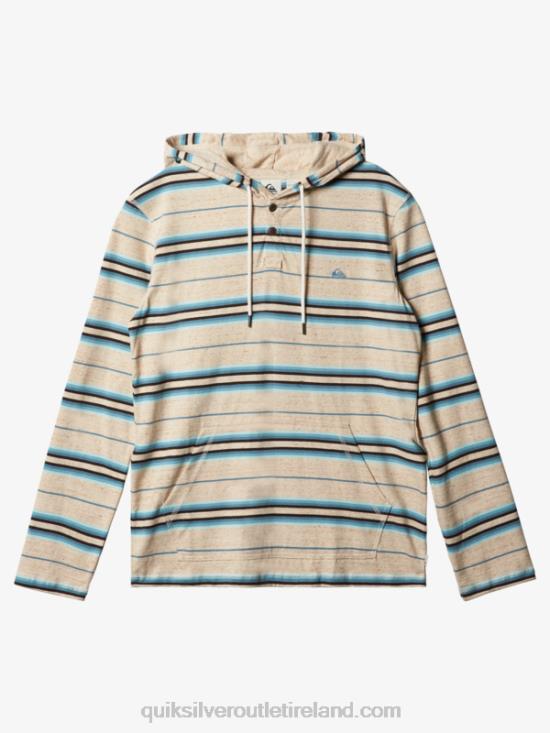 Men Quiksilver Last Chance Hooded Long Sleeve T-Shirt N02TD1863 birch last chance