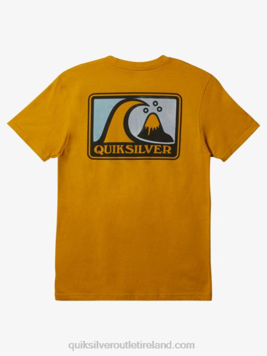 Men Quiksilver Mellow Bubble Mod T-Shirt N02TD428 nugget gold heather
