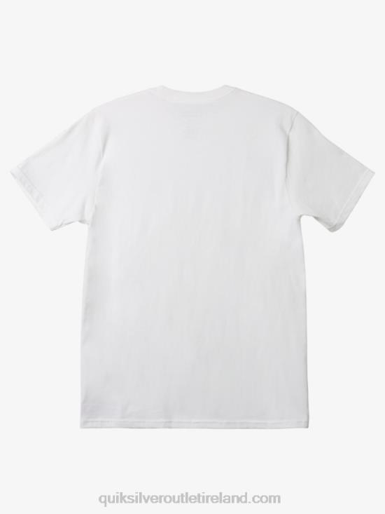 Men Quiksilver Mw Mini Logo T-shirt N02TD110 white