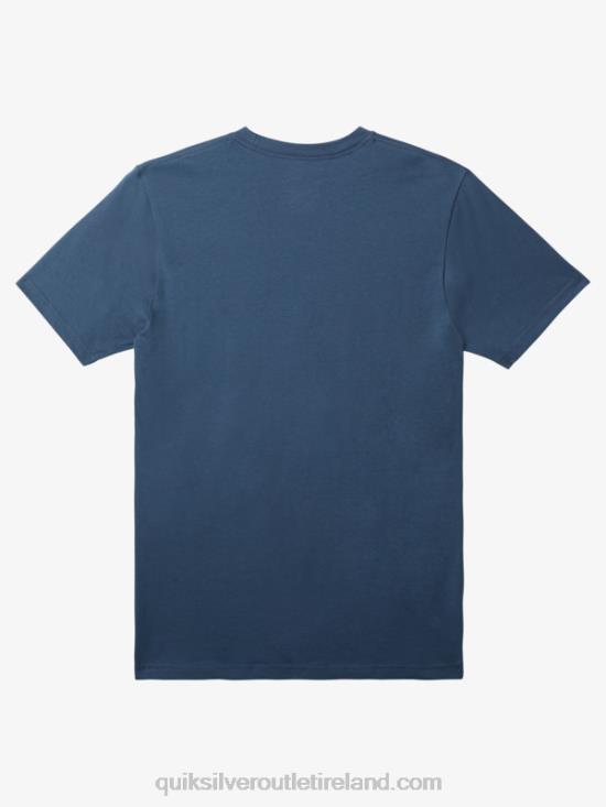 Men Quiksilver Mw Mini Logo T-shirt N02TD111 bering sea