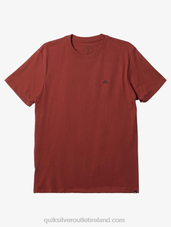Men Quiksilver Mw Mini Logo T-shirt N02TD115 marsala