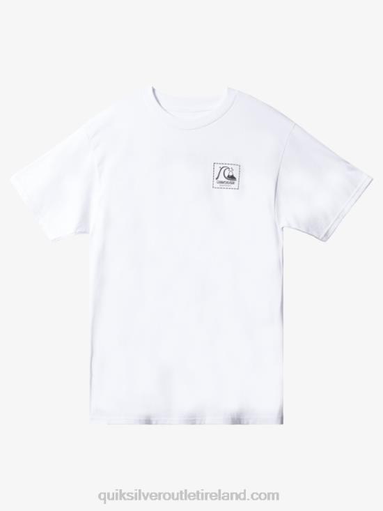 Men Quiksilver Natas Action Now T-Shirt N02TD1658 white