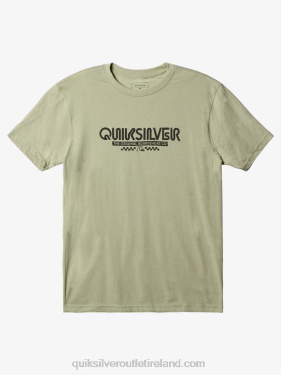Men Quiksilver Omni Check T-Shirt N02TD1102 desert sage heather