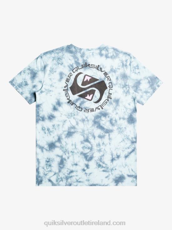 Men Quiksilver Omni Circle T-Shirt N02TD1070 celestial blue