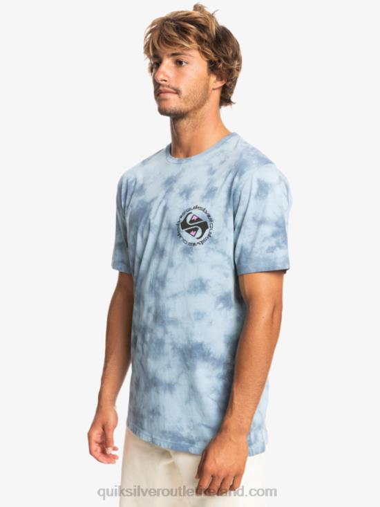 Men Quiksilver Omni Circle T-Shirt N02TD1070 celestial blue