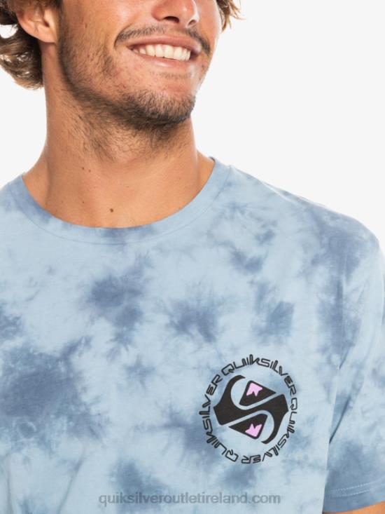 Men Quiksilver Omni Circle T-Shirt N02TD1070 celestial blue