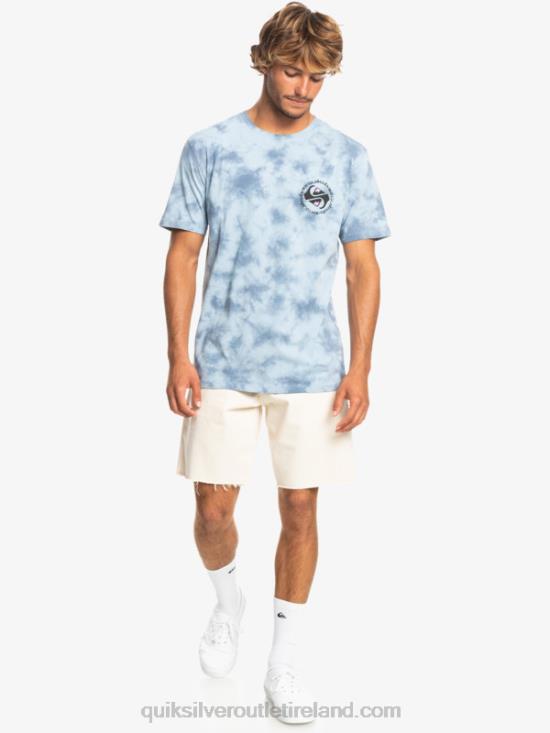 Men Quiksilver Omni Circle T-Shirt N02TD1070 celestial blue